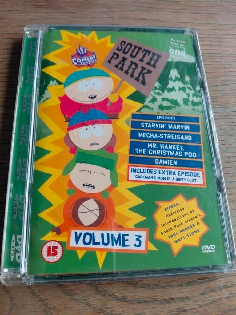 South Park Volume 3 dvd., Tekenfilm, Amerikaans, Ophalen of Verzenden, Zo goed als nieuw