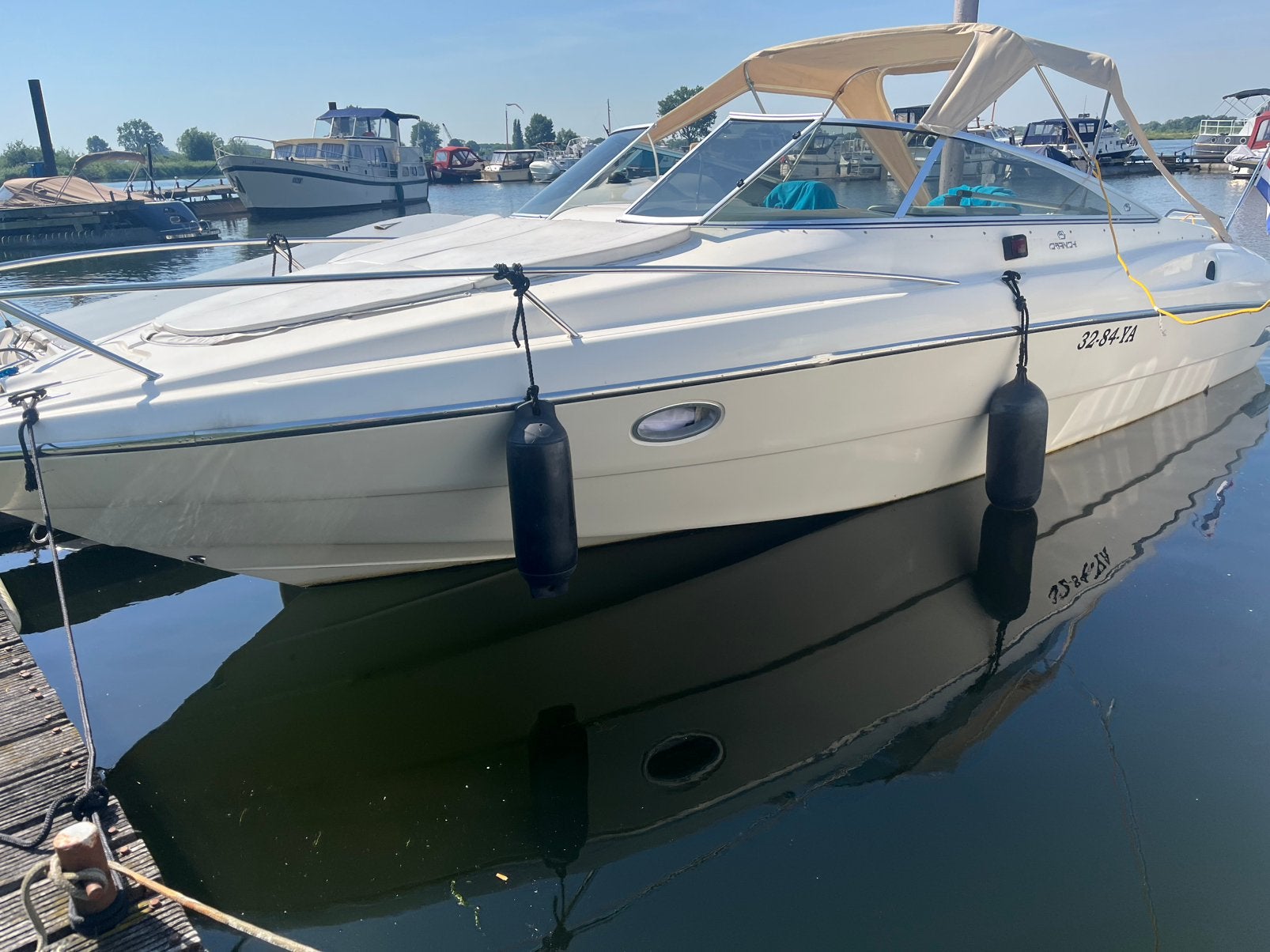 Cranci 840 corallo 2 x V 8 volvo penta nieuw staat, Ophalen, 9 m, Binnenboordmotor, 580 pk