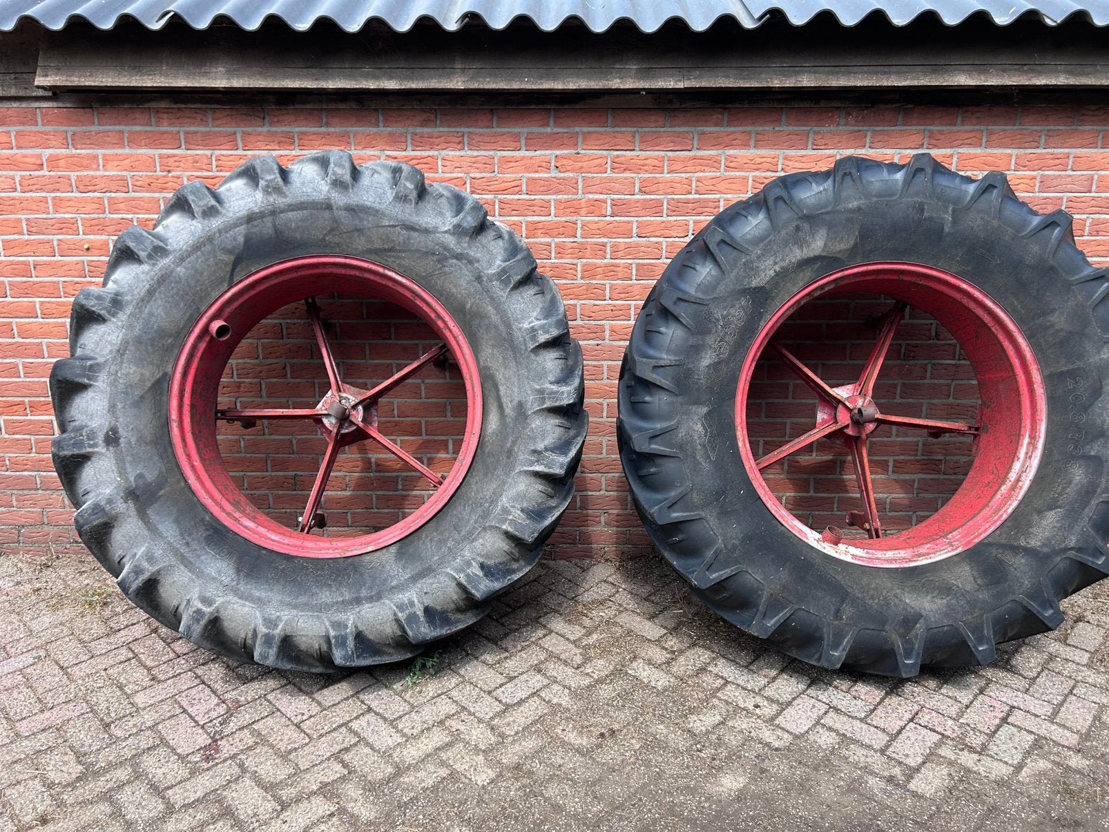 Dubbellucht 20.8R38 molcon 5 lange haken passend 650/65R38, Zakelijke goederen, Agrarisch | Onderdelen | Banden, Velgen en Assen