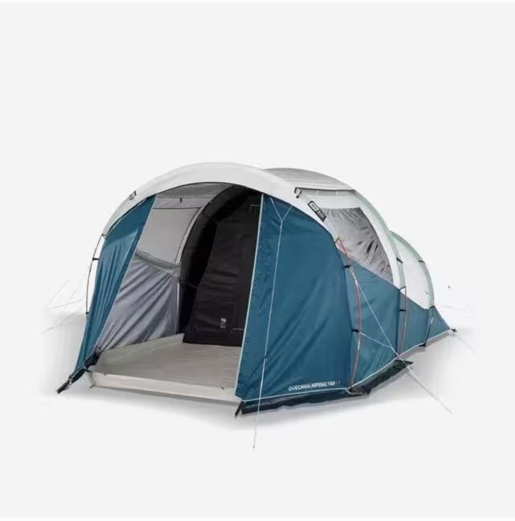 Quechua familie tent, Caravans en Kamperen, Tenten, Ophalen of Verzenden, Zo goed als nieuw, Tot en met 4
