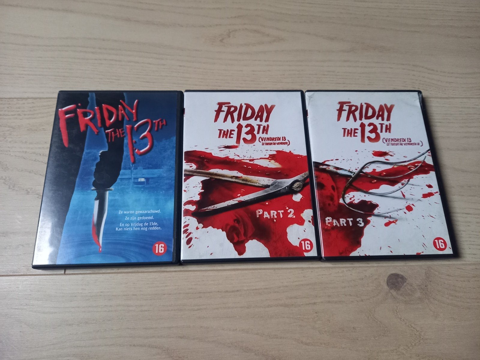 Friday the 13th trilogie origineel, Vanaf 16 jaar, Ophalen of Verzenden, Zo goed als nieuw, Slasher