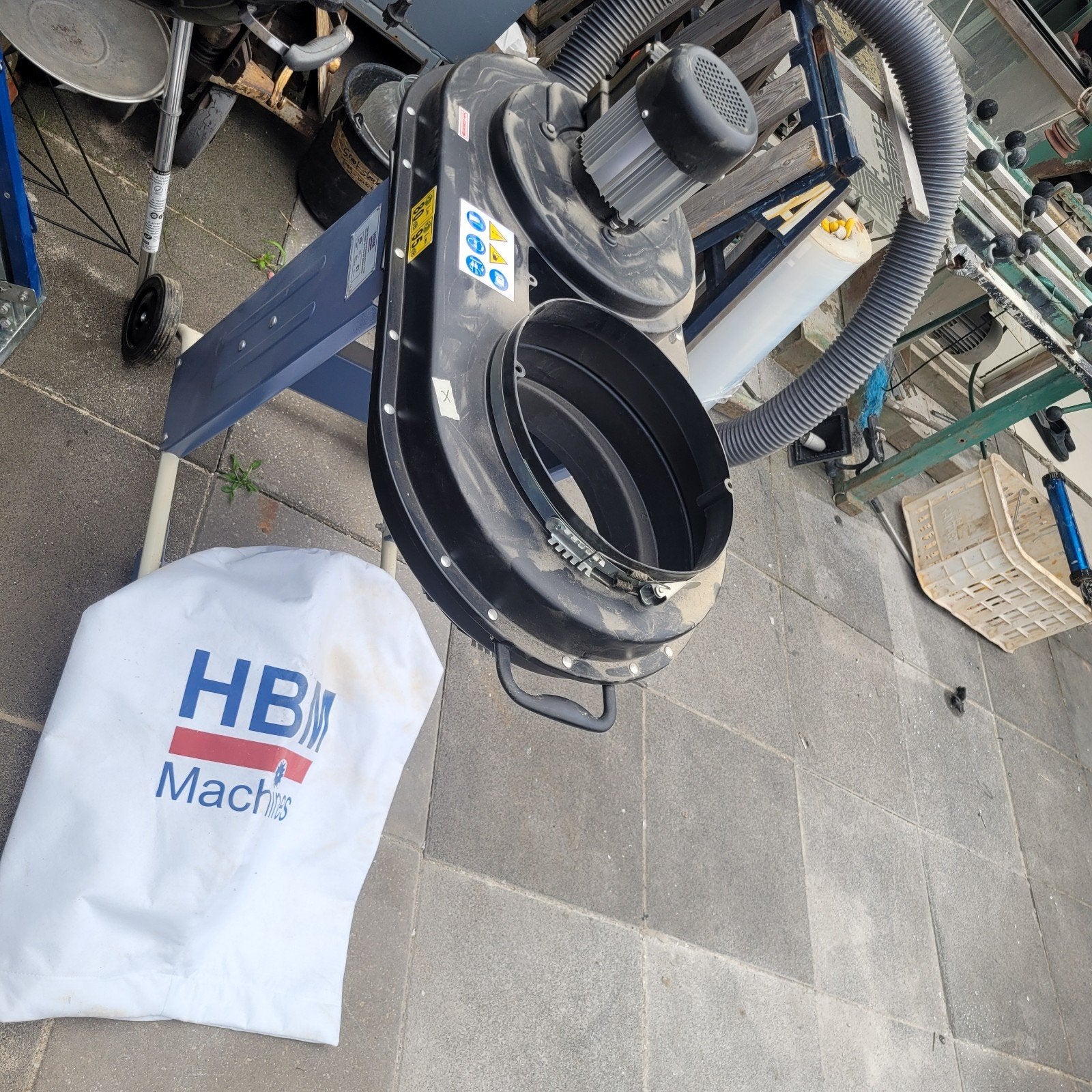 HBM Machines Afzuiger 3/4 PK - Stofafzuiging, Doe-het-zelf en Verbouw, Gereedschap | Overige machines, Ophalen of Verzenden