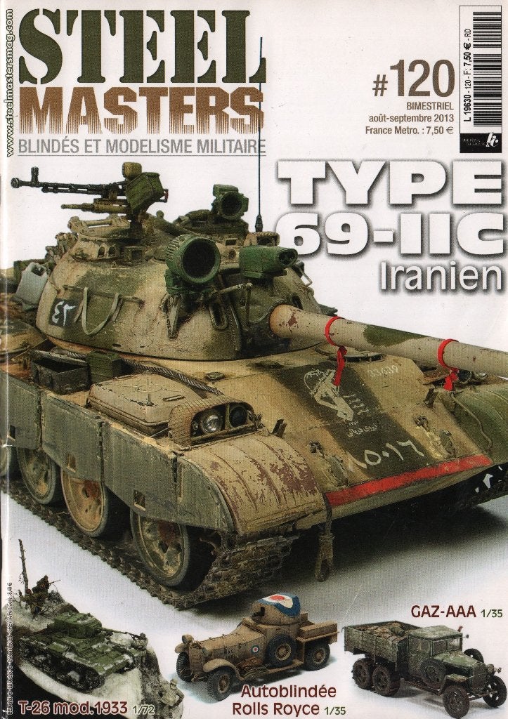steelmasters No 120 Blindes et modelisme militaire, Verzenden, 1:32 tot 1:50, Auto, Overige merken