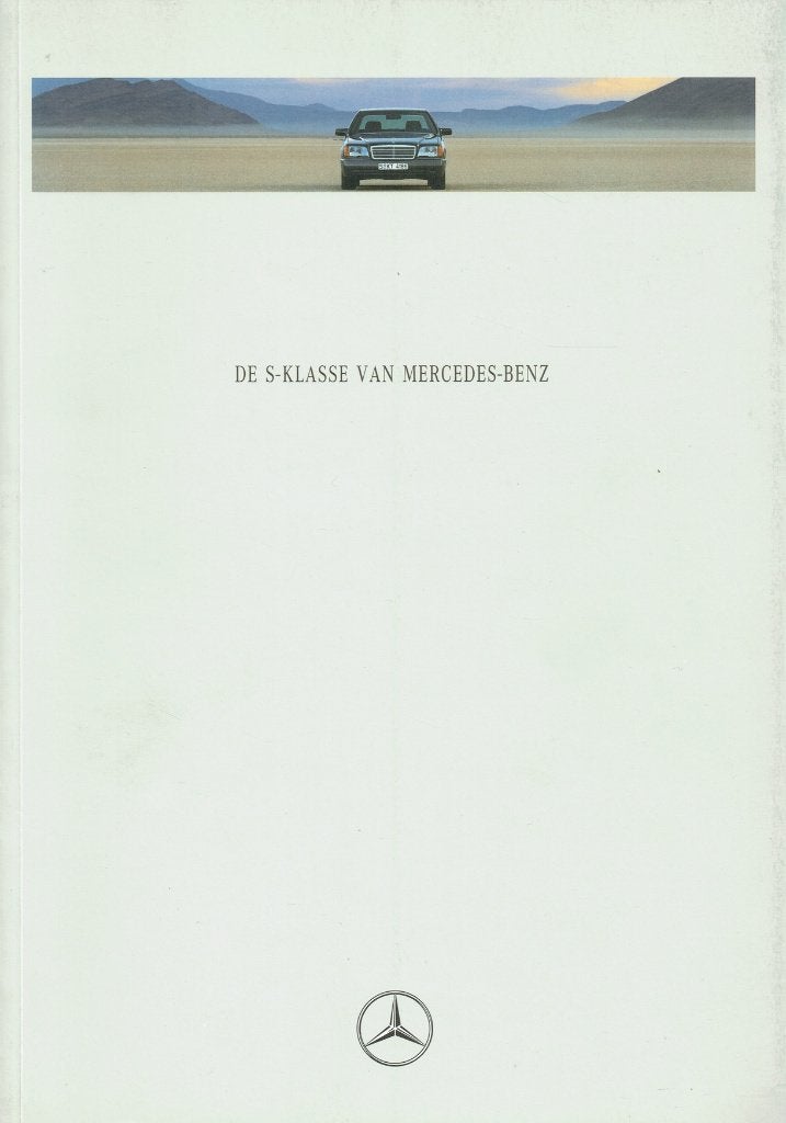 Folder Mercedes-Benz S-klasse (W140 - 1991), Verzenden, Gelezen, Mercedes