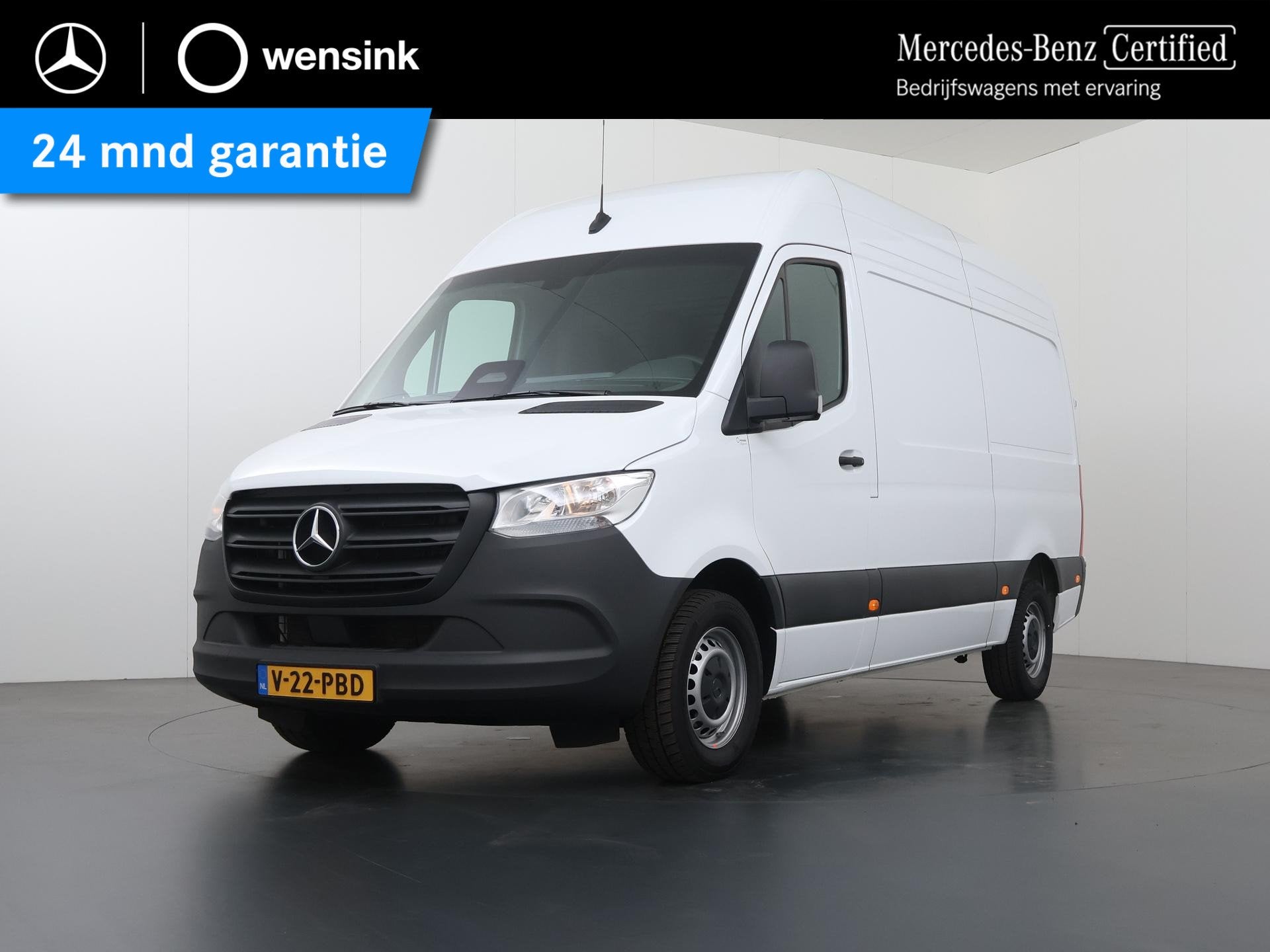 Mercedes-Benz Sprinter 317 CDI L2 H2 Pro | 3 zits | Achterui, Auto's, Automaat, Gebruikt, 4 cilinders, Wit