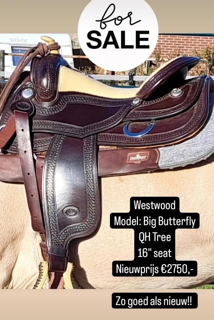Westwood 16" QH, Ophalen of Verzenden, Zo goed als nieuw, Western
