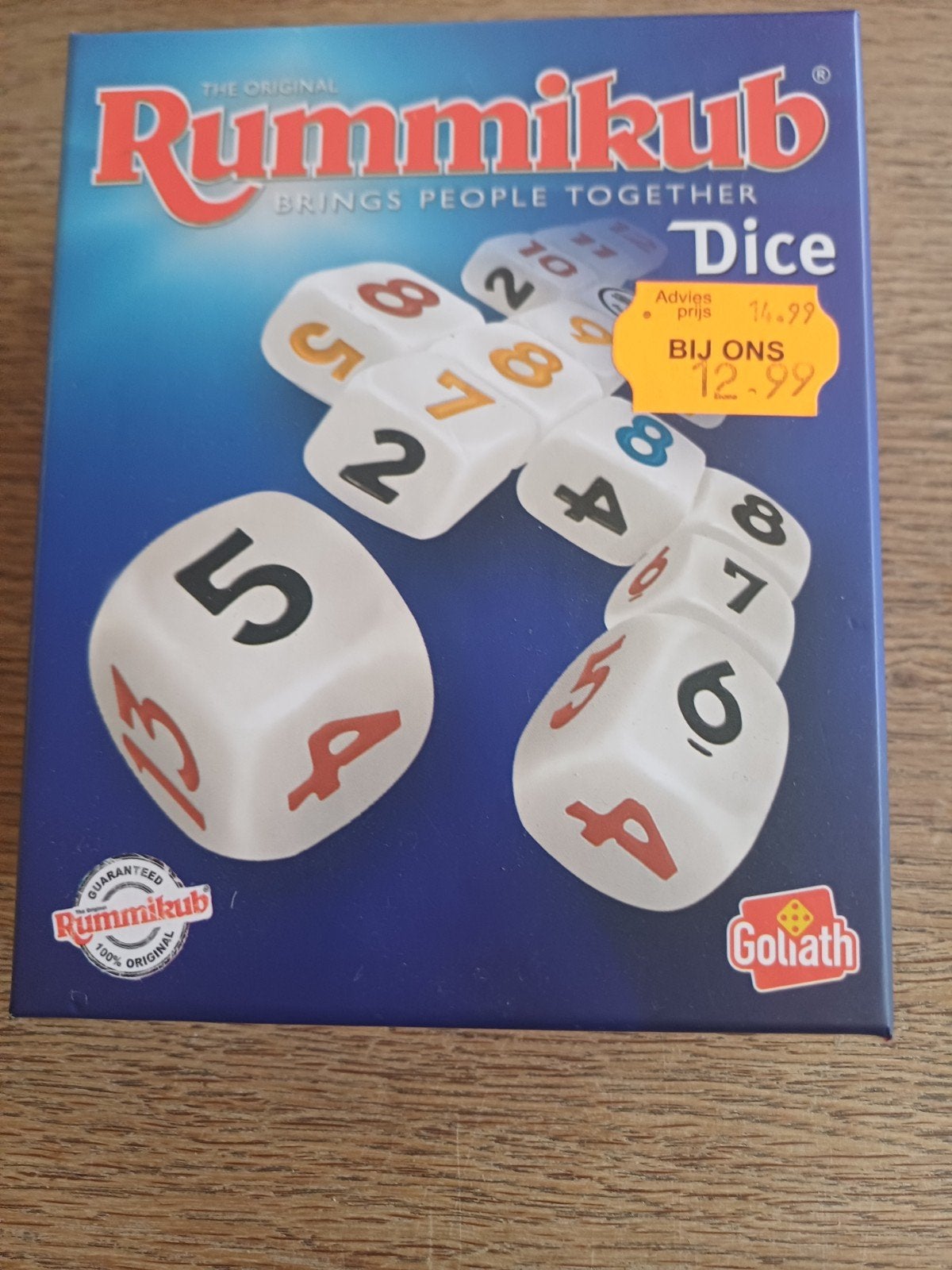 Nieuw Rummikub Dice - Nooit gebruikt!, Vijf spelers of meer, Ophalen of Verzenden, Nieuw, Goliath