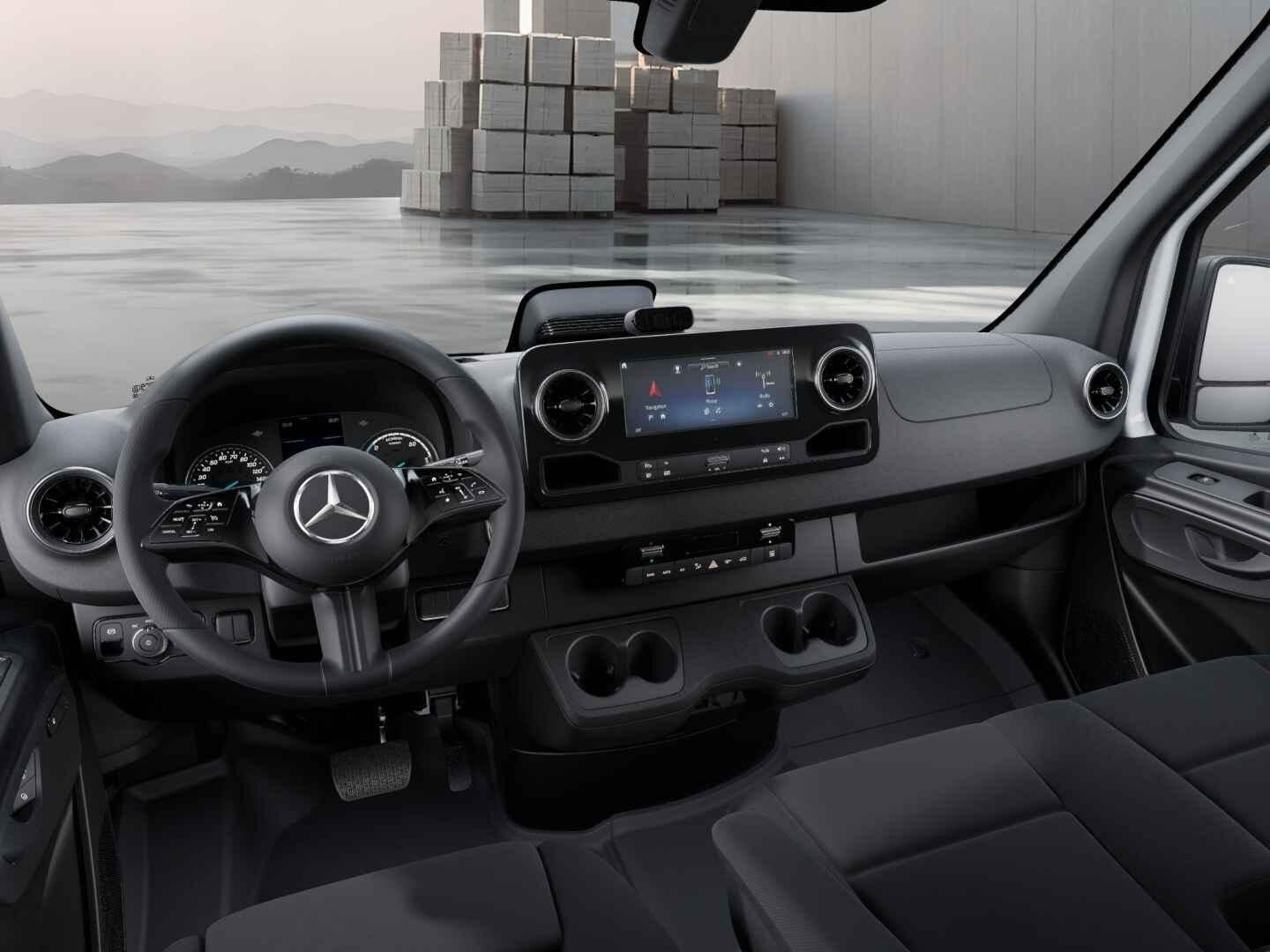 Mercedes-Benz eSprinter 314 L2 Pro 81kWh, Auto's, Automaat, 81 kWh, Stoelverwarming, Wit