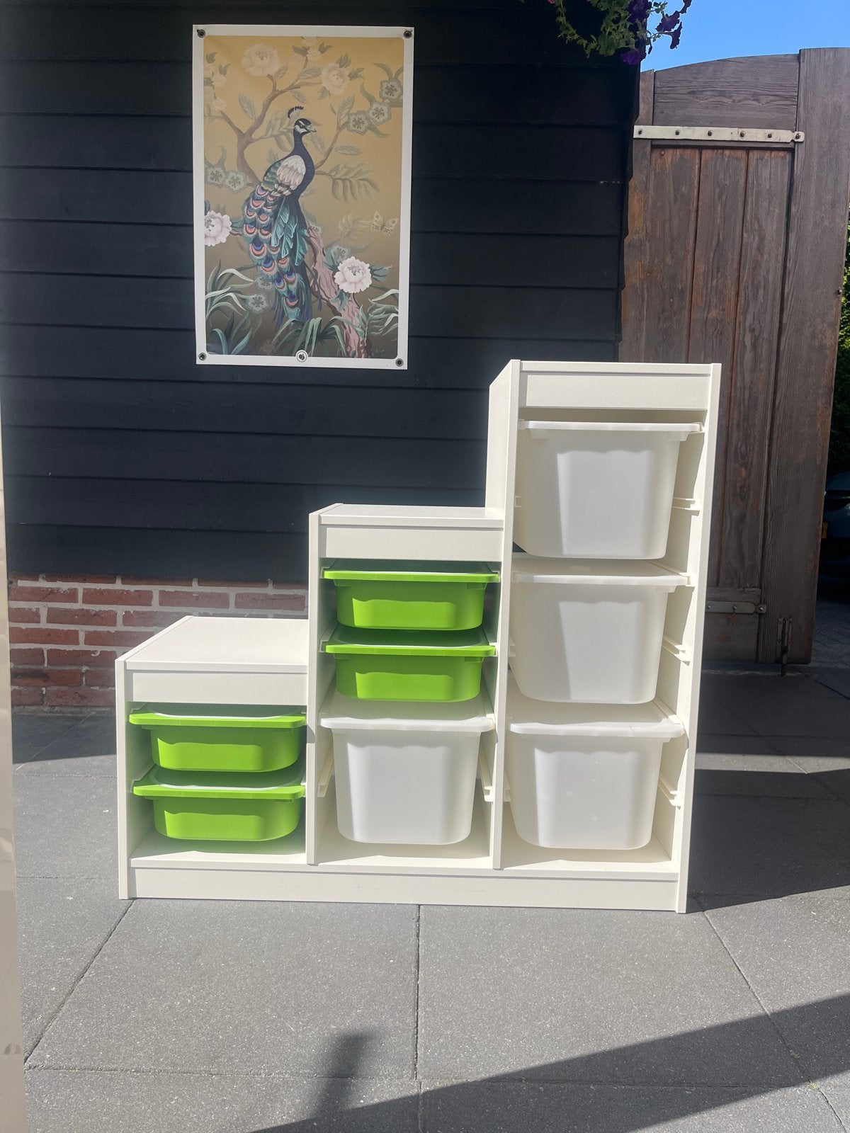 IKEA Trofast Opbergcombinatie met Bakken en Deksels, Ophalen, Gebruikt, Kast, 75 tot 100 cm