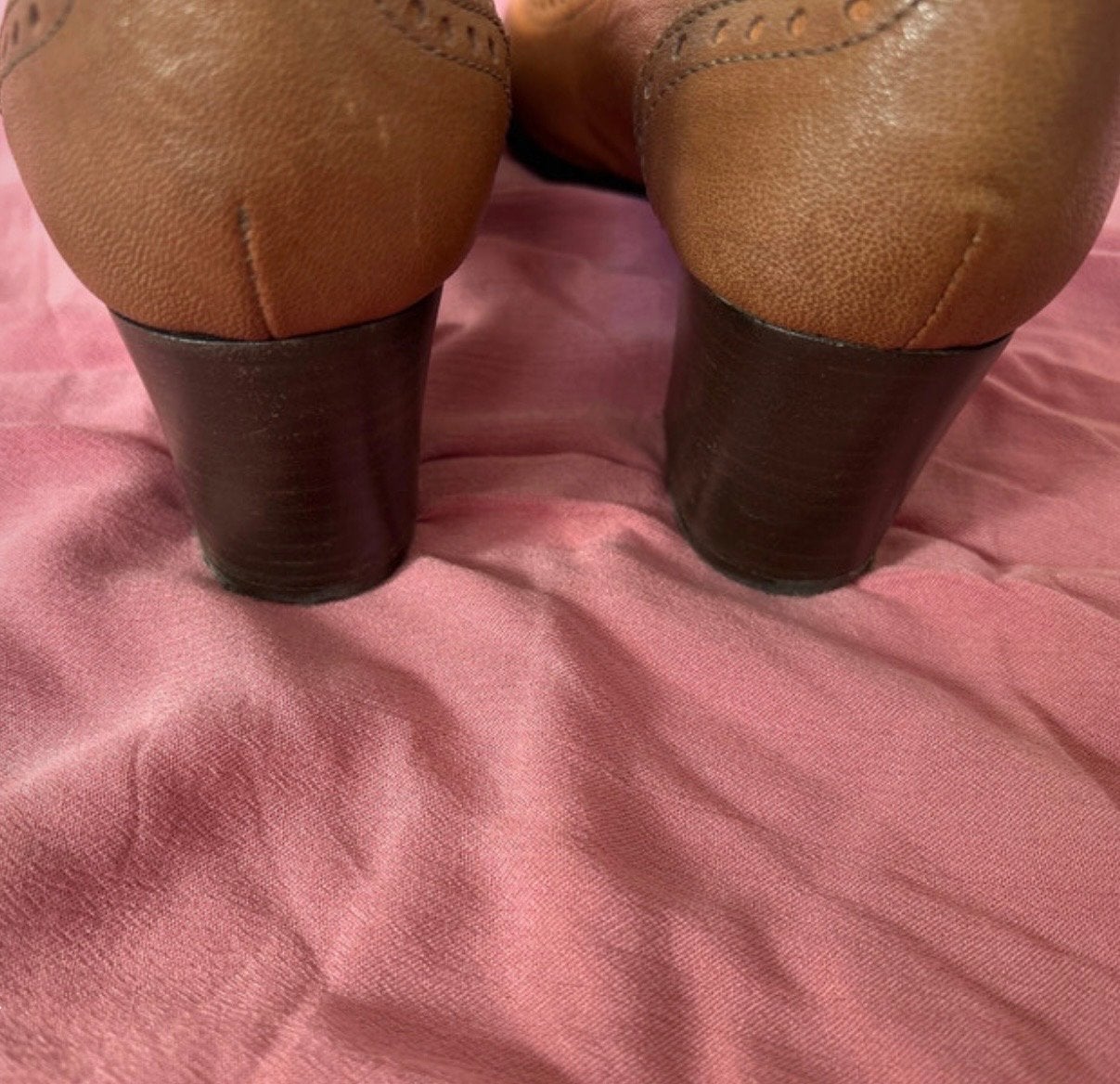 Chica's by noe bruine leren pumps maat 39, Pumps, Bruin, Ophalen of Verzenden, Zo goed als nieuw