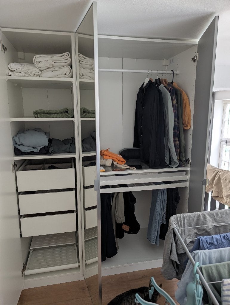 Ikea pax kledingkast, 200 cm of meer, 150 tot 200 cm, Zo goed als nieuw, Overige materialen