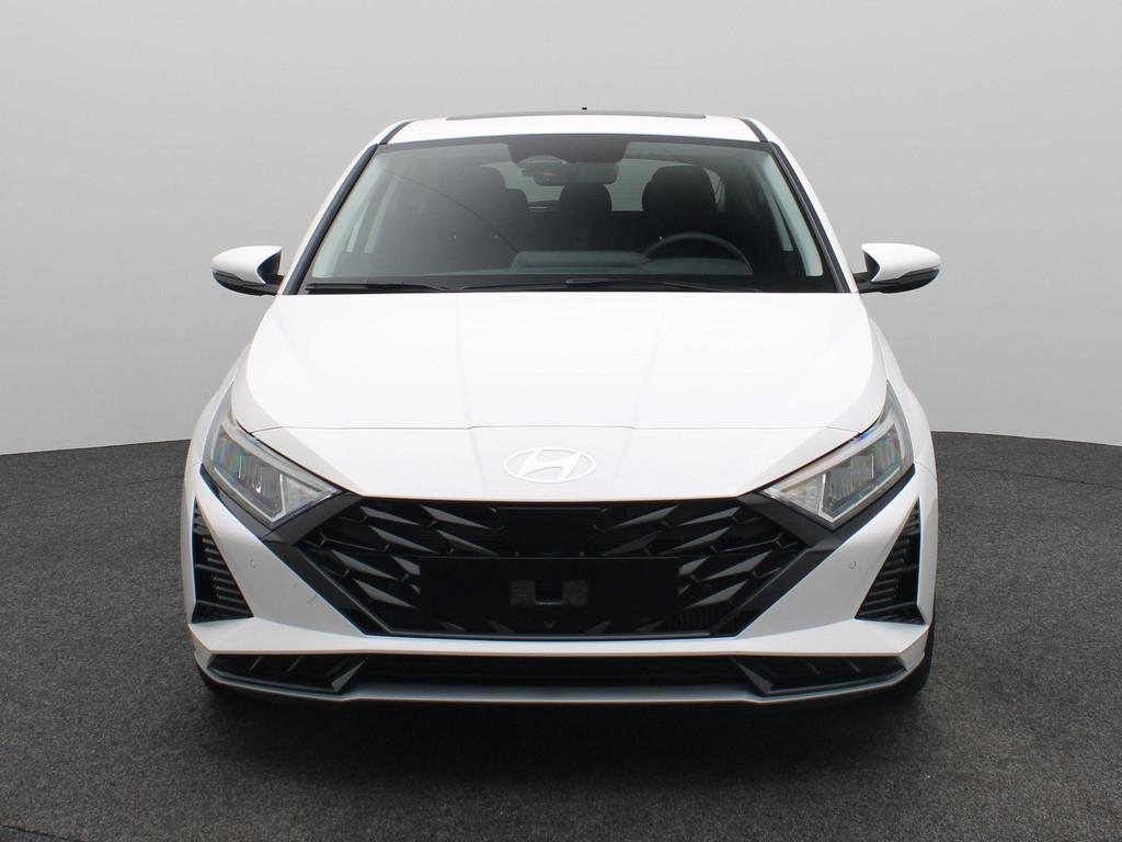 Hyundai i20 1.0 T-GDI Premium | Adaptieve Cruise | Climate C, Auto's, Hyundai, Adaptive Cruise Control, Stof, Wit, Bedrijf