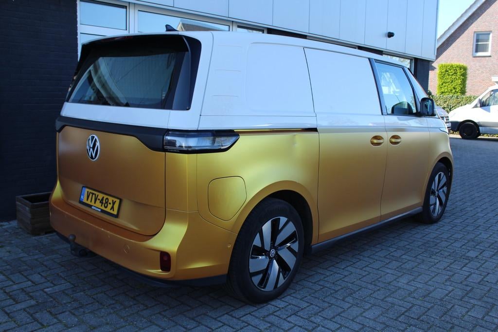 Volkswagen ID. Buzz Cargo 150KW -- 77 kWh acccu WLTP 418KM, Auto's, Bestelauto's, Automaat, Euro 5, Gebruikt, Zwart
