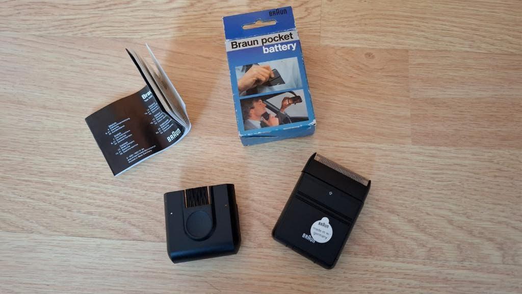 Braun pocket battery shaver, Ophalen of Verzenden, Nieuw, Scheren en Epileren