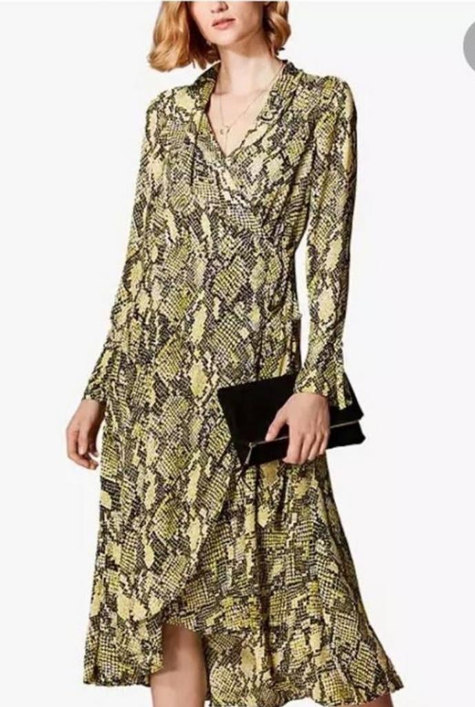Karen Millen Niuew omslag jurk maat 36 € 189, Ophalen of Verzenden, Zo goed als nieuw, Maat 36 (S)