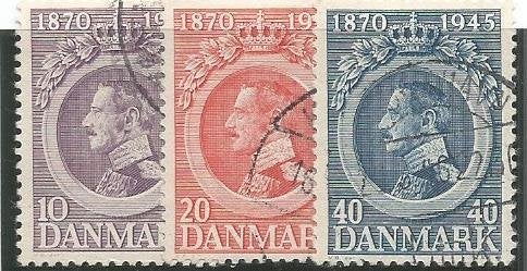 Denemarken Mi. 286/288, Ophalen of Verzenden, Denemarken, Gestempeld
