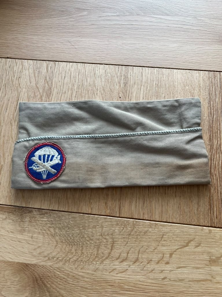 Amerikaanse Glider Parachute Garisson Infantry cap, Ophalen of Verzenden, Amerika, Embleem of Badge