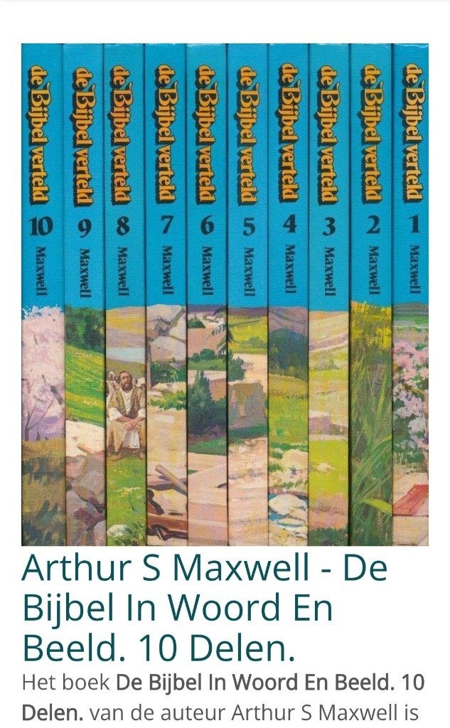 10 delig de Bijbel verteld Arthur S Maxwell, Boeken, Godsdienst en Theologie, Ophalen of Verzenden, Zo goed als nieuw, Christendom | Protestants