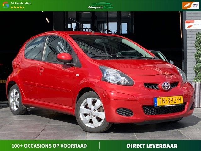 Toyota Aygo 1.0-12V 10x Toyota aygo|Citroen C1|Peugeot 107, Voorwielaandrijving, Gebruikt, Huisgarantie, Met garantie (alle)