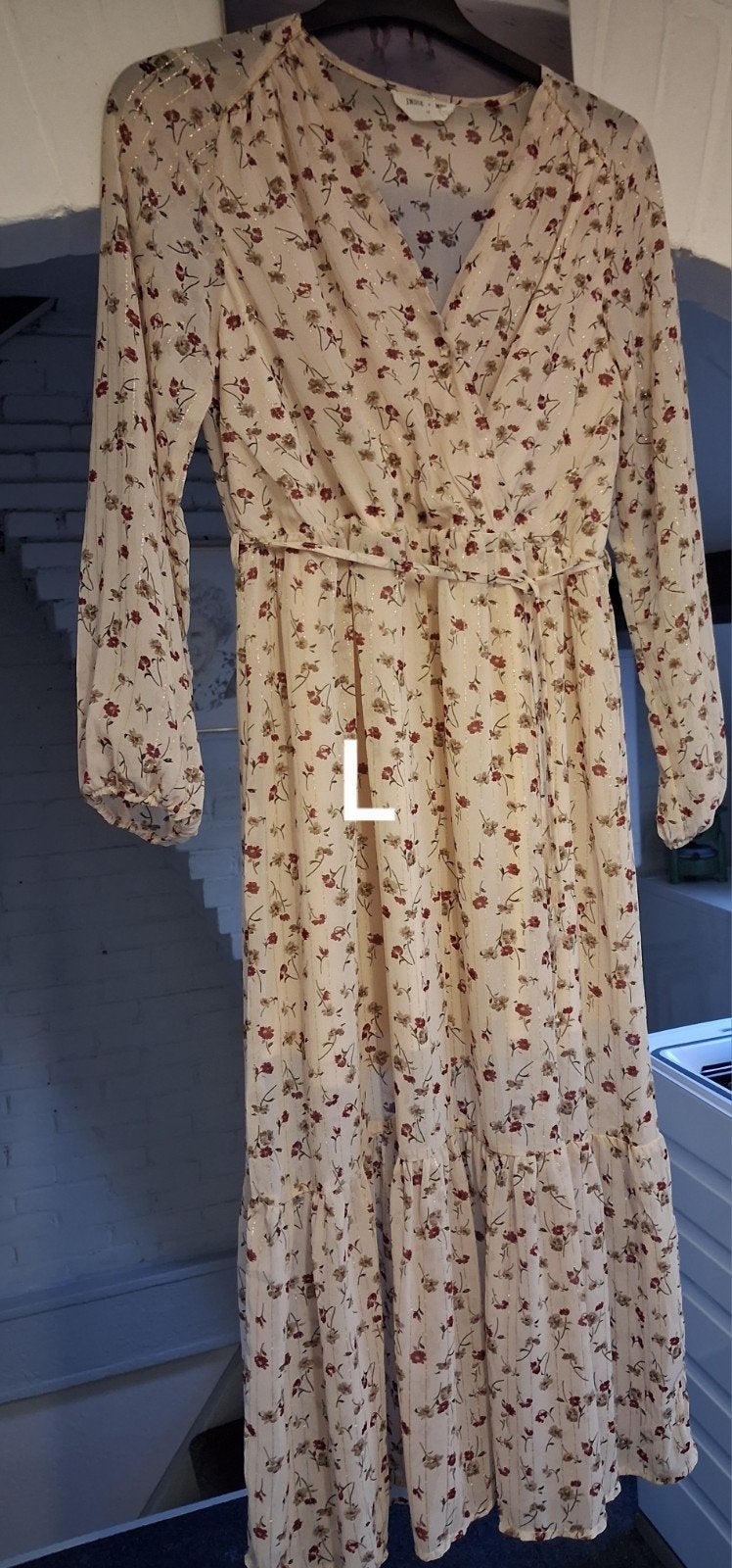 Zomerjurk L, Ophalen of Verzenden, Zo goed als nieuw, Maat 42/44 (L), Onder de knie
