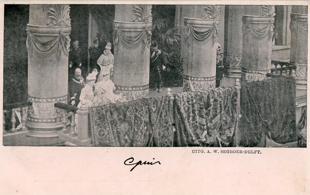 BEZOEK WILHELMINA en EMMA aan ROTTERDAM 1899 (DR200), Verzamelen, Koninklijk Huis en Royalty, Verzenden, Nederland, Kaart, Foto of Prent