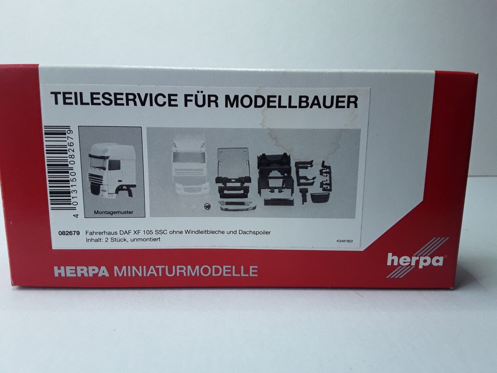 HERPA teileservice DAF XF105 SSC zonder spoilers voor 2 cabi, Ophalen of Verzenden, Nieuw, Bus of Vrachtwagen, Herpa