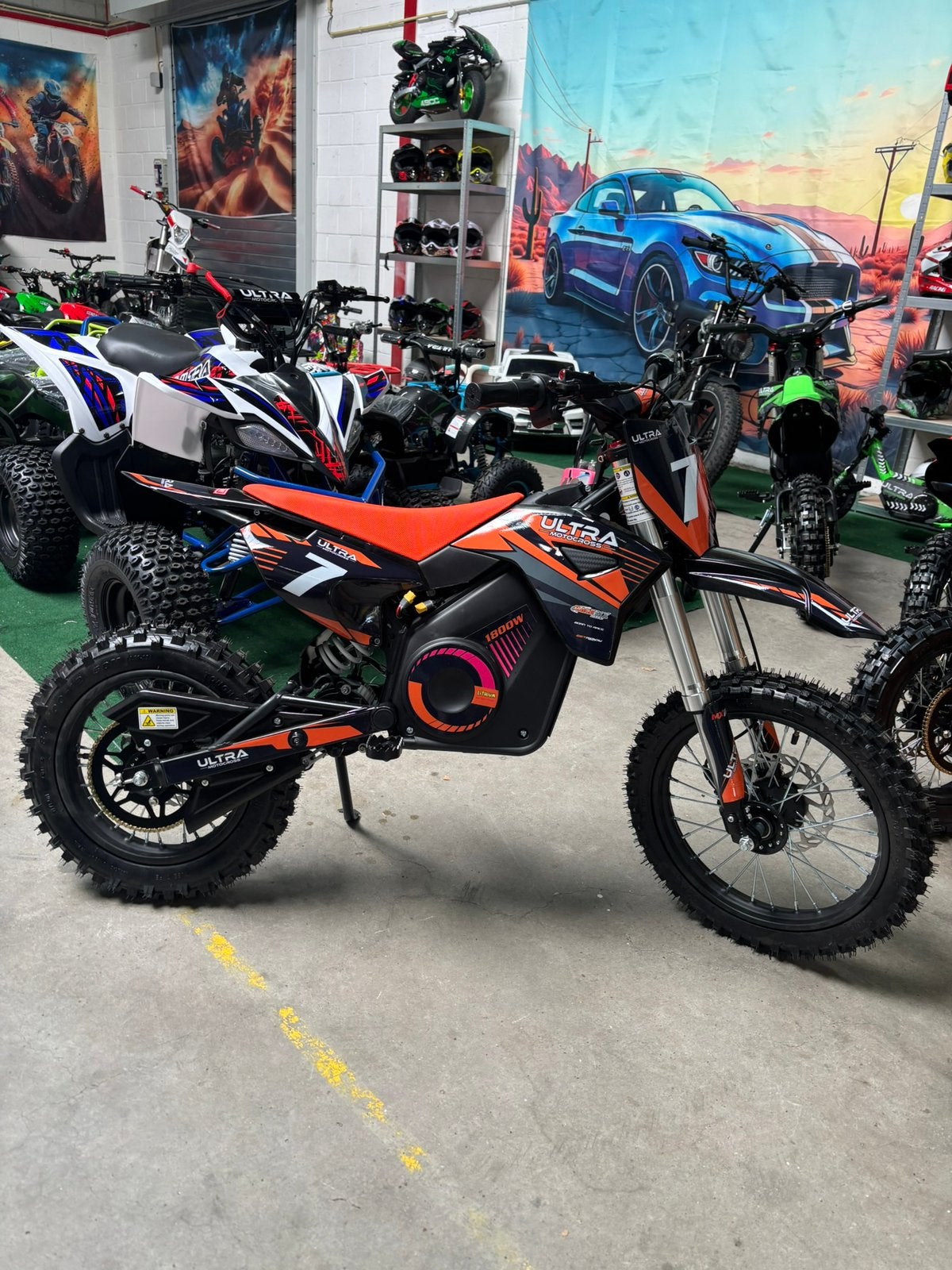 Nieuw Snelle Crosser op Accu 1800W 48V 65km/h, Ultra motocross, Nieuw, Info@roadmax.nl, Dr.Nolenslaan 157E 6136GM Sittard