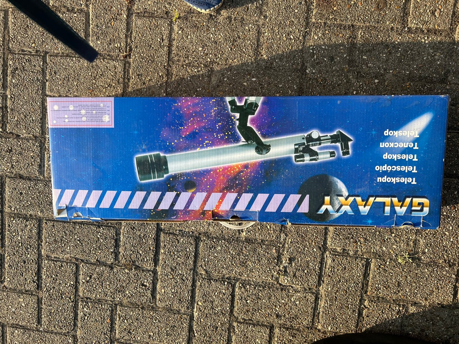 Galaxy Telescoop met statief - Ontdek de sterren!, Lenzentelescoop (refractor), Ophalen of Verzenden, Minder dan 80 mm, Nieuw