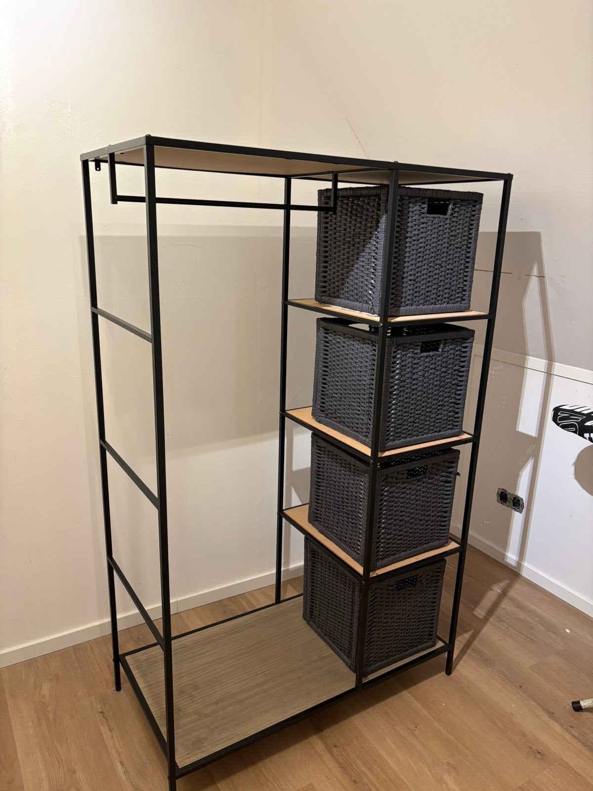 Hang en opbergrek, Huis en Inrichting, Kasten | Vitrinekasten, Gebruikt, Met plank(en), 50 tot 100 cm, 150 tot 200 cm