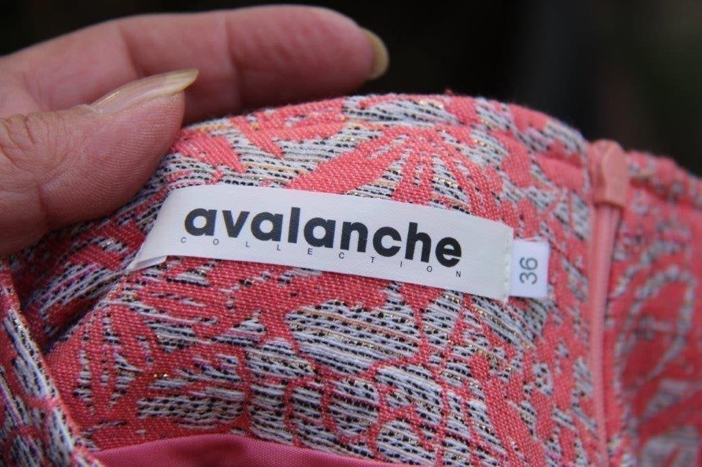 Rok roze/ creme/ goud Avalanche mt 36 Vaste prijs, Avalanche, Ophalen of Verzenden, Zo goed als nieuw, Roze
