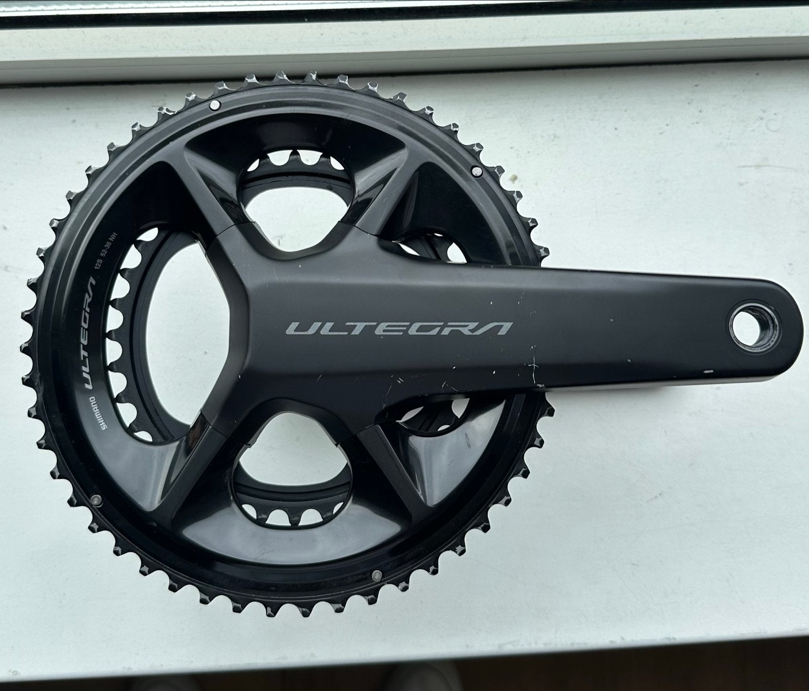 Ultegra Crankstel met 4iiii Powermeter, Crankstel of Pedalen, Ophalen of Verzenden, Zo goed als nieuw, Aluminium