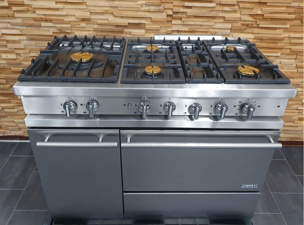 Luxe Westahl Fornuis 110cm RVS 2 ovens 6 pits, Niet ingevuld, 60 cm of meer, Niet ingevuld, Ophalen of Verzenden