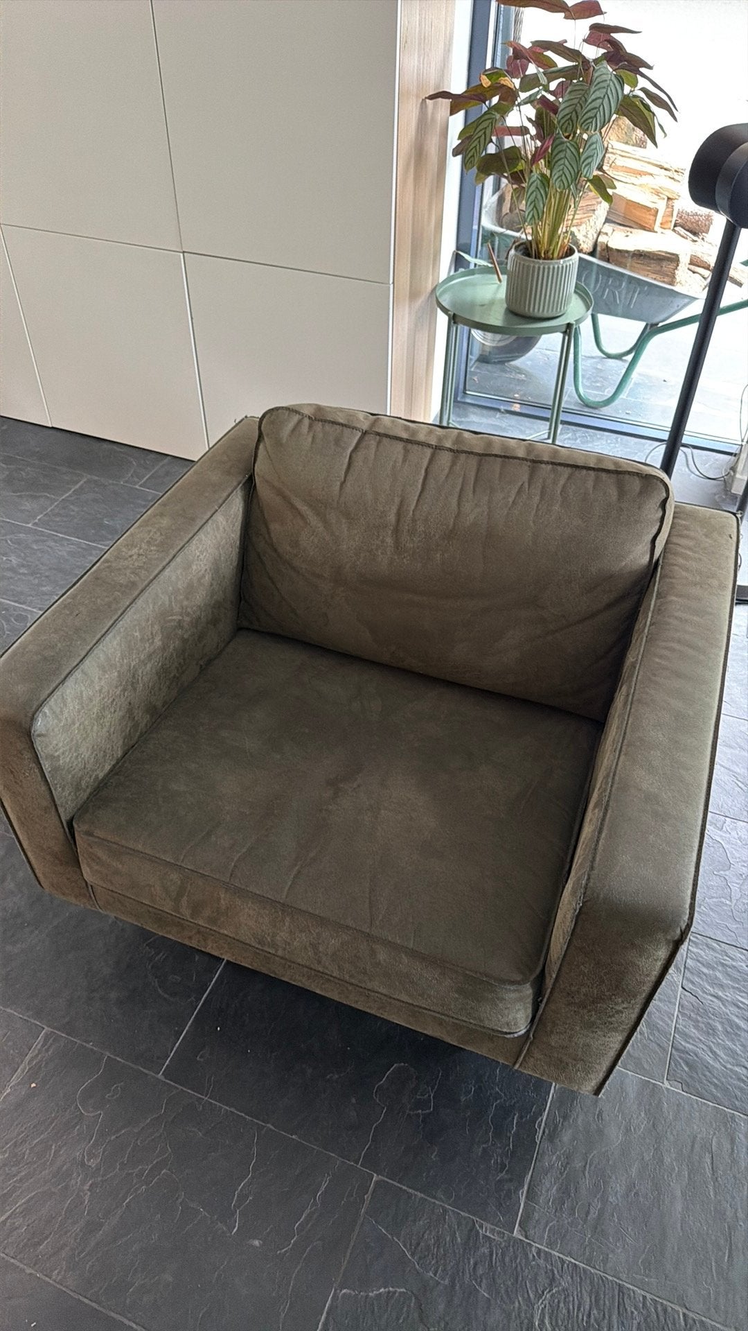 Woood Rodeo Fauteuil, Ophalen, Gebruikt, 100 tot 125 cm, Leer