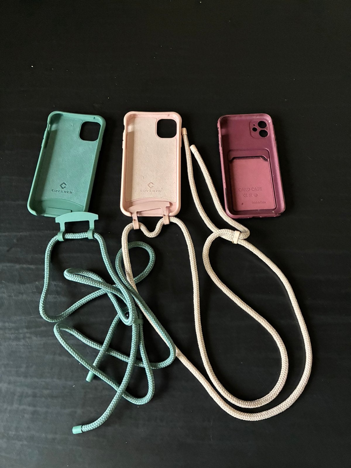 Iphone 12 covers met touwtje. Hoesjes 3 stuks, Telecommunicatie, Mobiele telefoons | Hoesjes en Frontjes | Apple iPhone, Ophalen of Verzenden