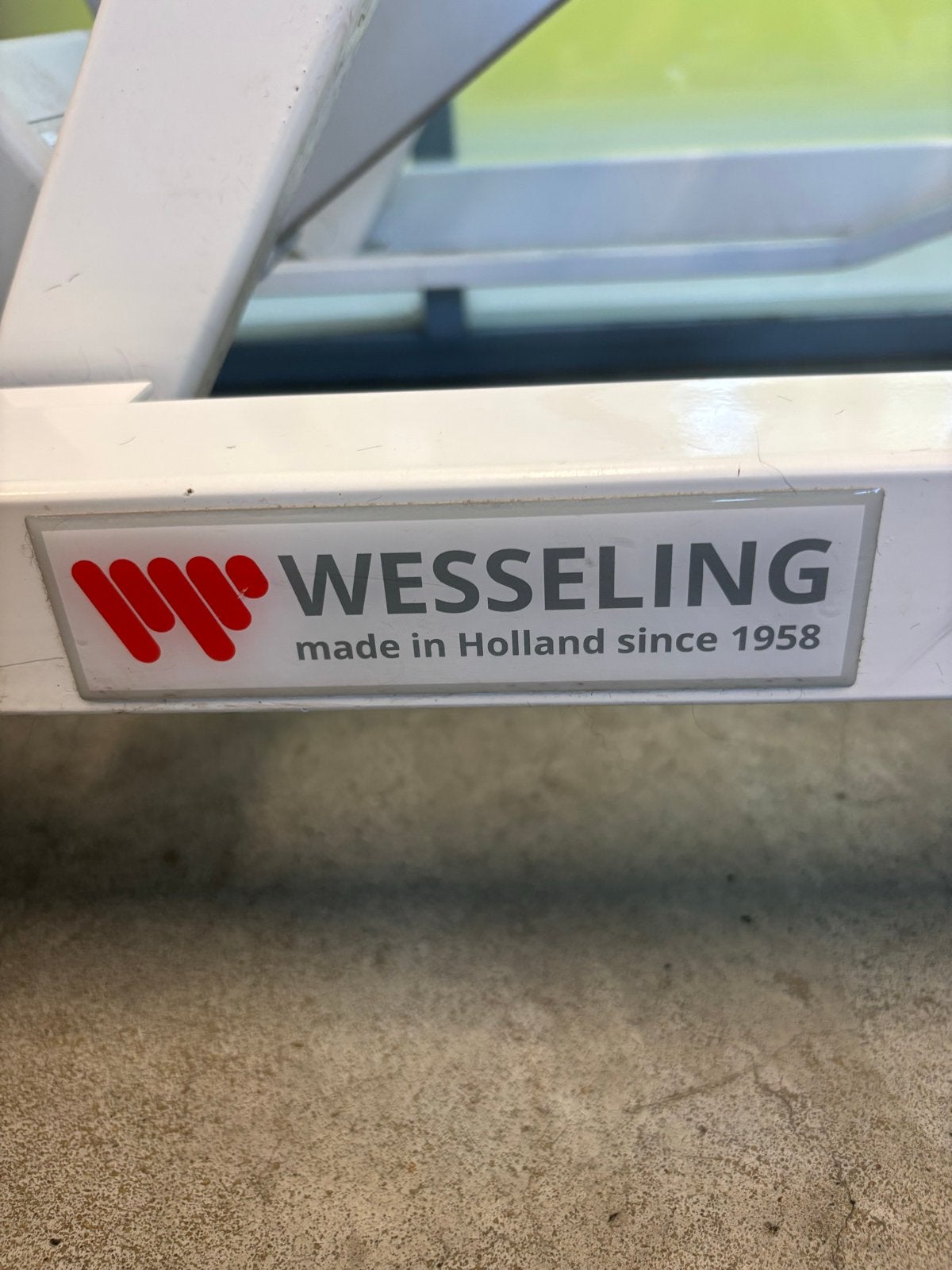 Trimtafel Wesseling robuust blad maat 60/120, Ophalen of Verzenden, Gebruikt