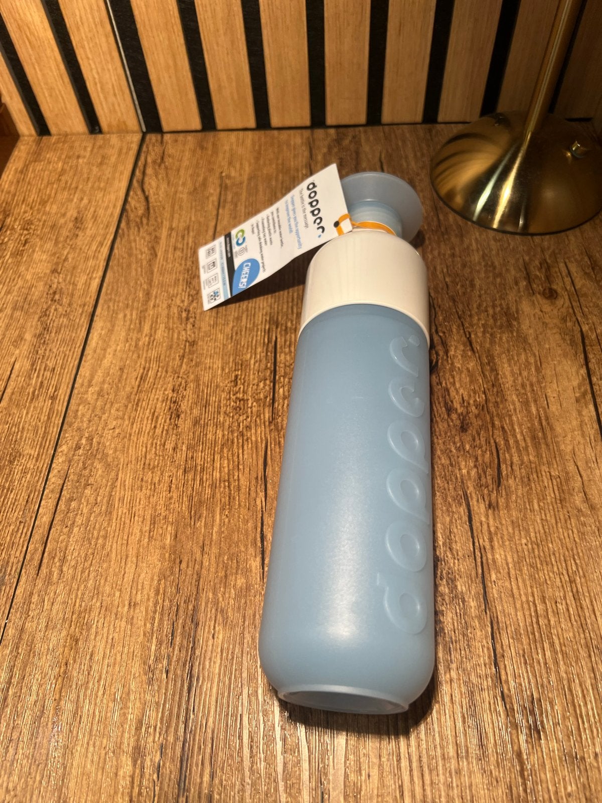 Dopper waterfles - Blue Lagoon 450ml, Kunststof, Nieuw, Ophalen of Verzenden, Overige merken