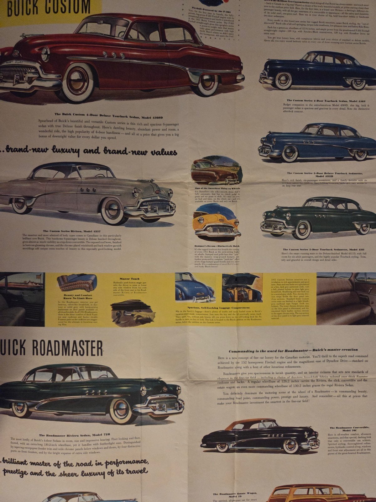 Brochure Buick 1951, Ophalen of Verzenden, Zo goed als nieuw, Overige merken