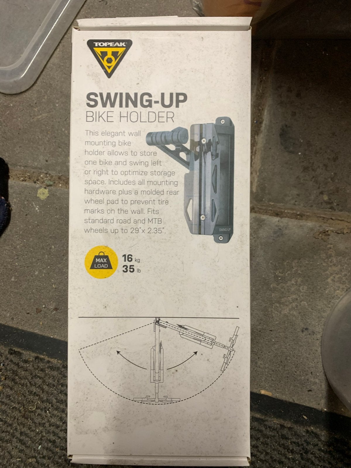 3x Topeak Swing Up fiets ophangsysteem - Ideaal voor ruimte, Ophalen of Verzenden, Gebruikt