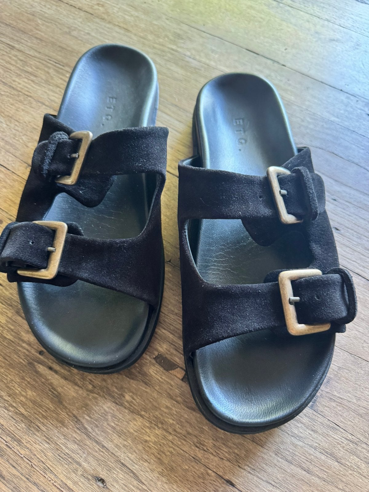 ETQ Slippers, Ophalen of Verzenden, Zo goed als nieuw, Zwart