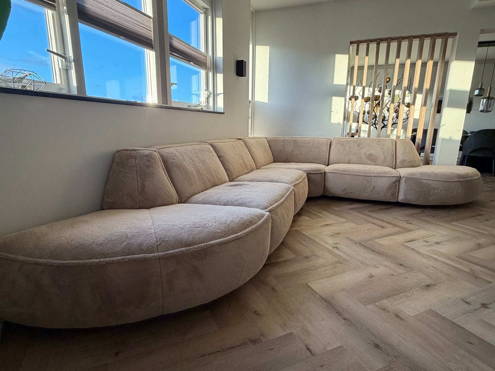 Zitmaxx New York modulaire hoekbank maten flexibel, Ophalen, 100 tot 125 cm, Hoekbank, 300 cm of meer