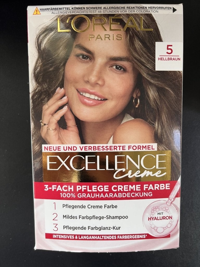 7x nieuwe haarverf l'Oréal Excellence Crème 5 lichtbruin, Ophalen of Verzenden, Nieuw, Overige typen