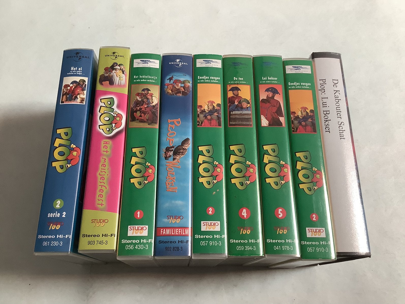 KABOUTER PLOP     8x video cassette, Cd's en Dvd's, VHS | Kinderen en Jeugd, Alle leeftijden, Ophalen of Verzenden, Zo goed als nieuw