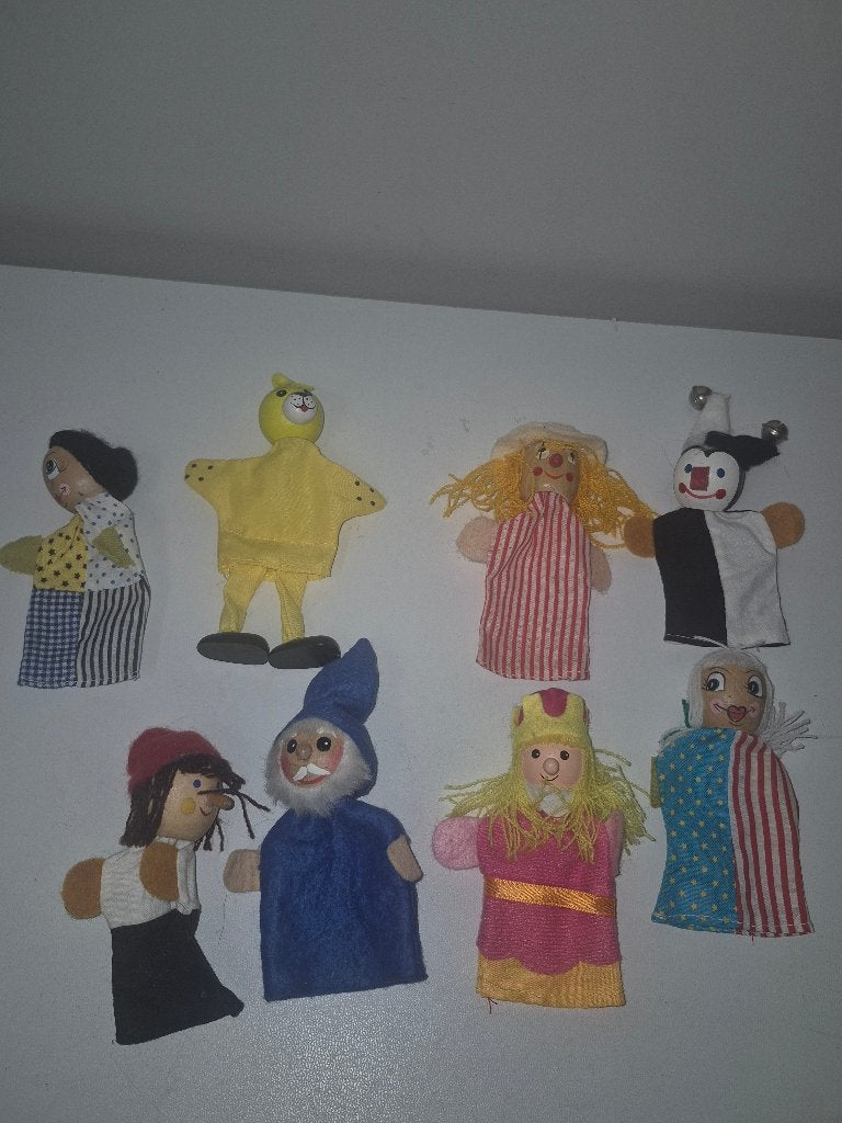 Set vinger poppetjes, Ophalen of Verzenden, Gebruikt