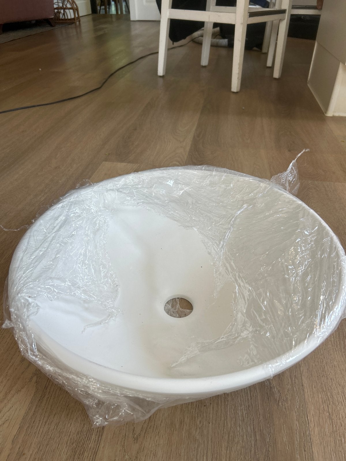 Veroni Solid Surface Lavabo - Nieuw in doos, Doe-het-zelf en Verbouw, Sanitair, Ophalen of Verzenden, Nieuw, Wastafel