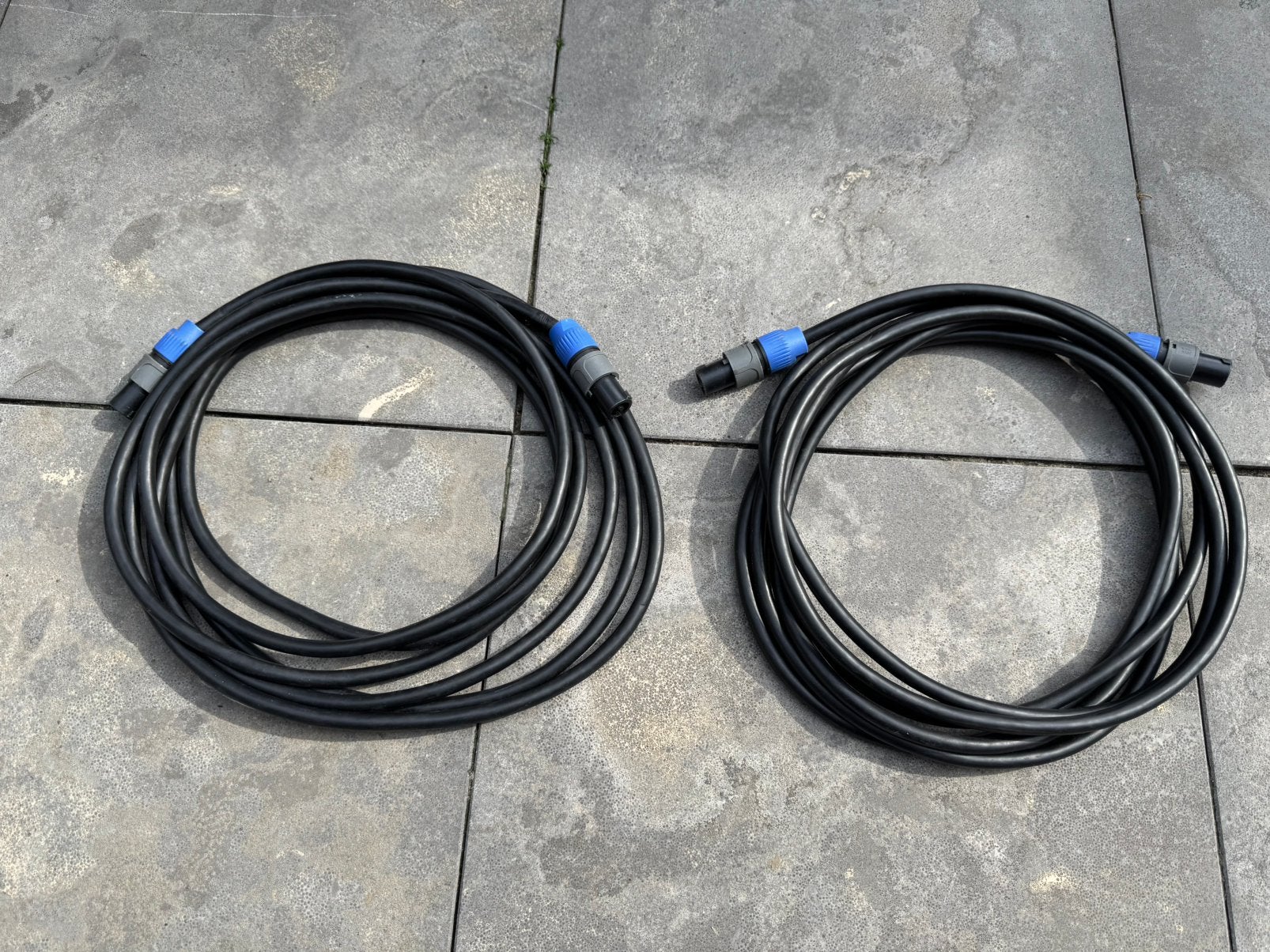2x Speakonkabel 5 meter, Neutrik speakon, Procab LS25 kabel, Ophalen of Verzenden, Gebruikt, Speaker of Versterker
