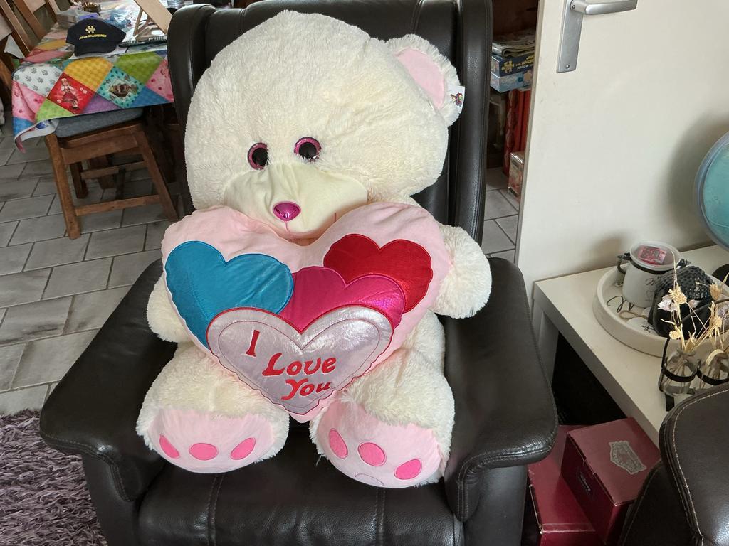 Grote knuffelbeer met hart - 'I Love You', Kinderen en Baby's, Speelgoed | Knuffels en Pluche, Overige merken, Overige karakters