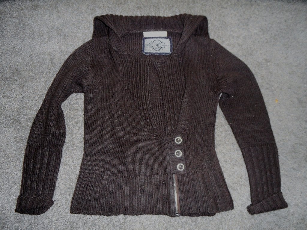 Donkerbruin vest (Jeans, Vero Moda, maat M), Maat 38/40 (M), Bruin, Vero Moda, Ophalen of Verzenden