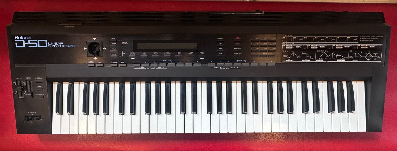 Roland D-50 Linear Synthesizer - Vintage Synth, Muziek en Instrumenten, Synthesizers, Ophalen, Roland, Met midi-aansluiting, 61 toetsen
