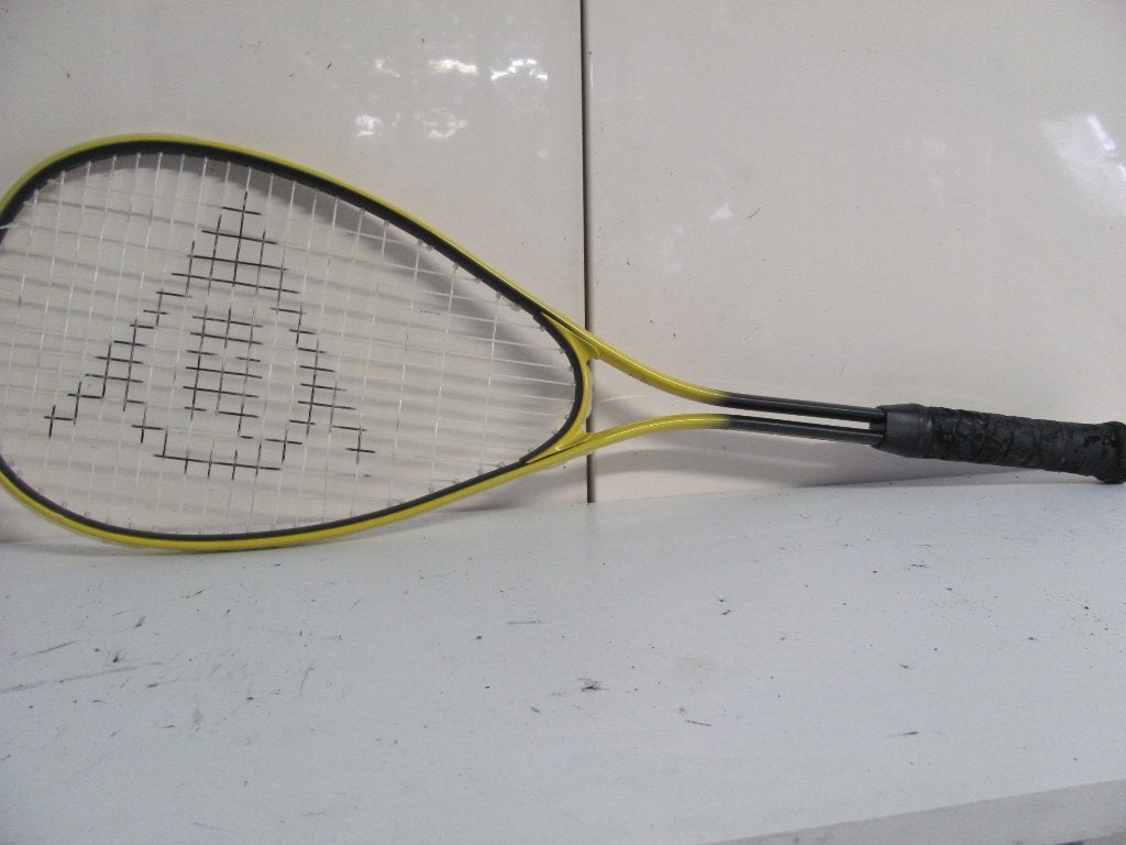 squashracket van Dunlop de max ti, Ophalen of Verzenden, Zo goed als nieuw, Racket, Met hoes