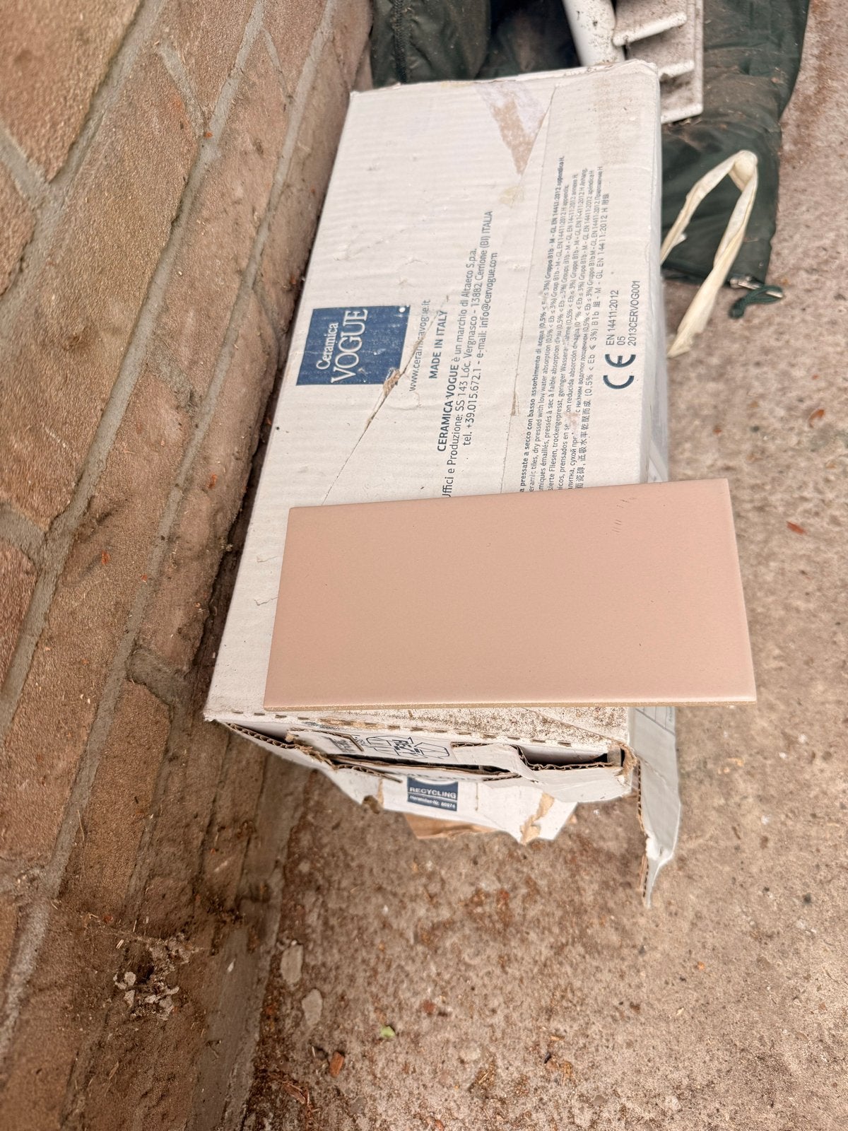 Ceramica Vogue  tegels 10x20 cm - 490 stuks, Doe-het-zelf en Verbouw, Ophalen, Nieuw, Minder dan 20 cm, Minder dan 20 cm